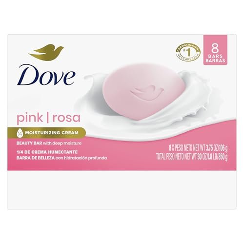 Pink Rosa Beauty Bar Soap 8 Count, Cleanser, 3.75 oz I beauty bar