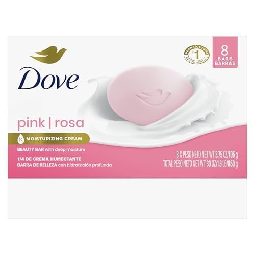 Pink Rosa Beauty Bar Soap 8 Count, Cleanser, 3.75 oz I beauty bar