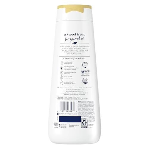 Vanilla Body Wash for Hydrated & Soft Skin