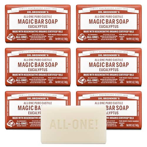 Castile Bar Soap for Men & Women