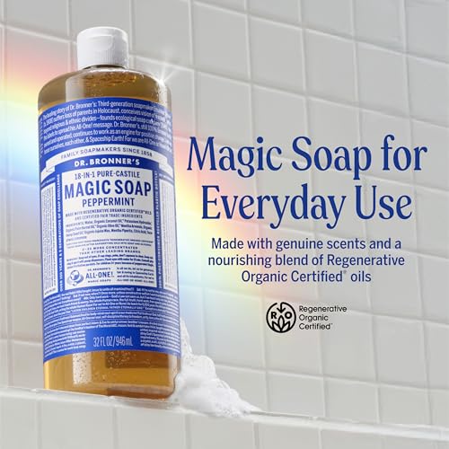 Peppermint Pure-Castile Liquid Soap