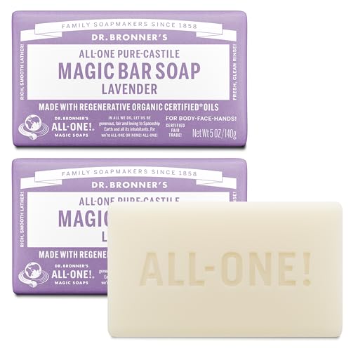 Pure-Castile Bar Soap for Men & Women