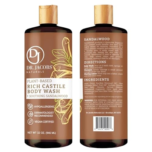 Dr. Jacobs Naturals Pure Castile Soap Liquid Body Wash