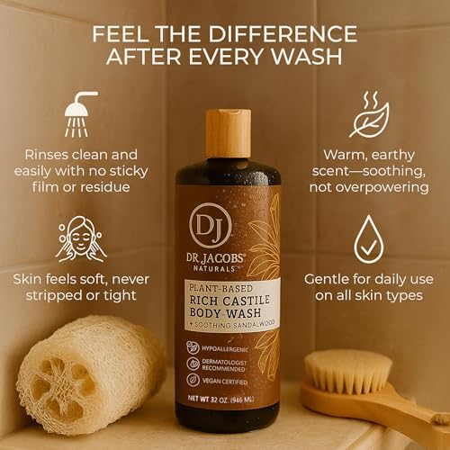 Dr. Jacobs Naturals Pure Castile Soap Liquid Body Wash