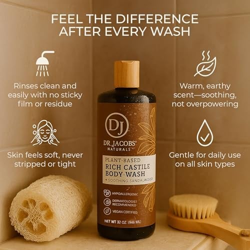 Dr. Jacobs Naturals Pure Castile Soap Liquid Body Wash