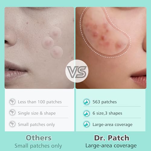 563 Count Hydrocolloid Acne Patches Face Body