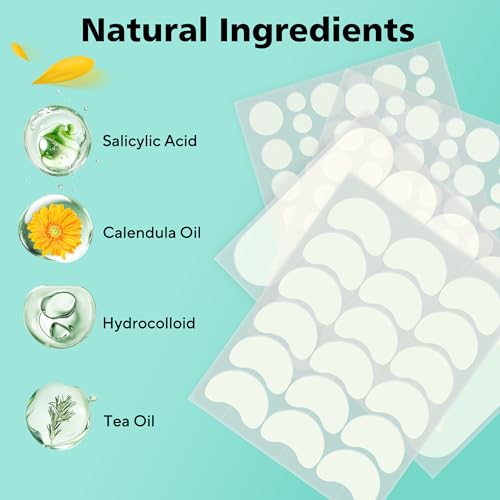 563 Count Hydrocolloid Acne Patches Face Body