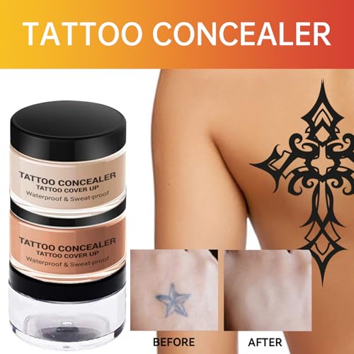 Tattoo Cover Up Full Coverage Waterproof Concealer