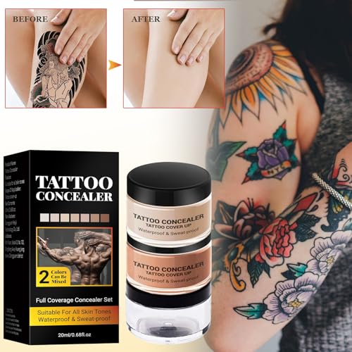 Tattoo Cover Up Full Coverage Waterproof Concealer