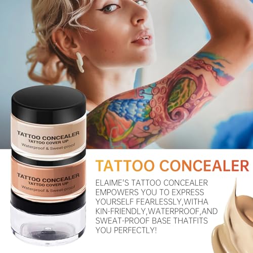Tattoo Cover Up Full Coverage Waterproof Concealer