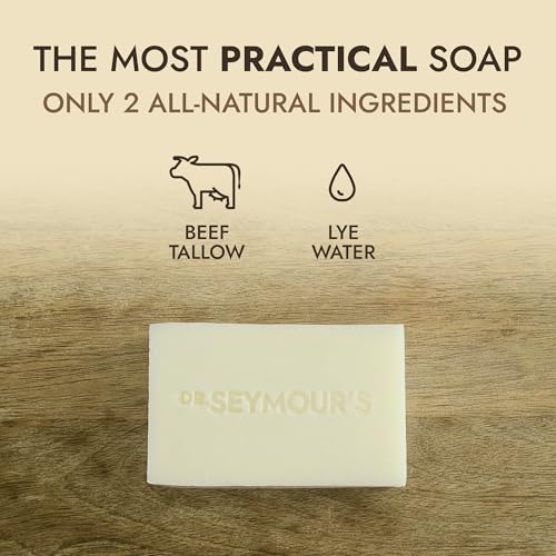 Pure Beef Tallow Soap Bar (3-Pack)