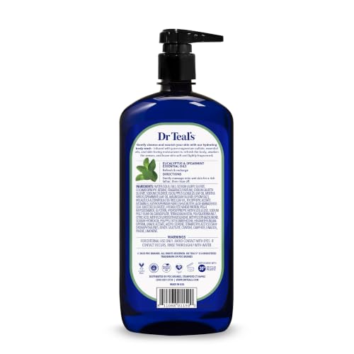 Epsom Salt Body Wash, Eucalyptus and Spearmint, 2-Pack