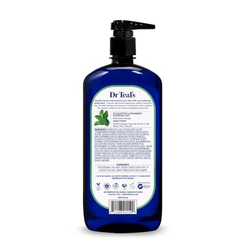 Epsom Salt Body Wash, Eucalyptus and Spearmint, 2-Pack