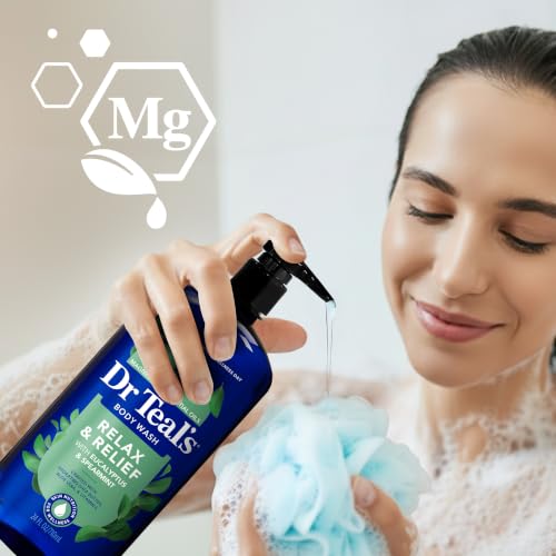 Epsom Salt Body Wash, Eucalyptus and Spearmint, 2-Pack