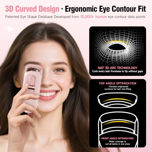 Portable Travel Mini Heated Eyelash Curler