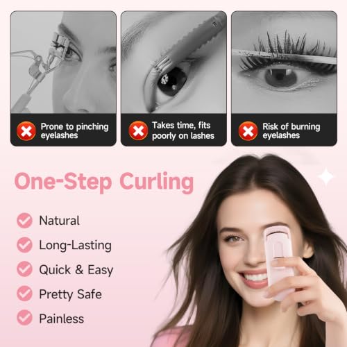Portable Travel Mini Heated Eyelash Curler