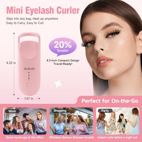 Portable Travel Mini Heated Eyelash Curler