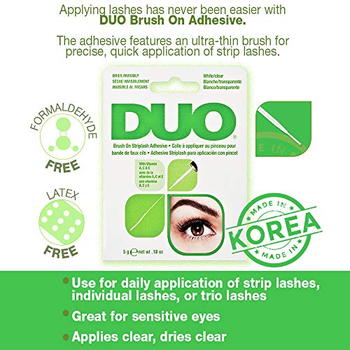 DUO Brush-On Clear Lash Glue –Waterproof Strip Lash