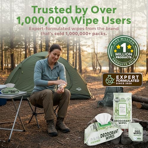 XL Deodorant Wipes 60ct 8x8