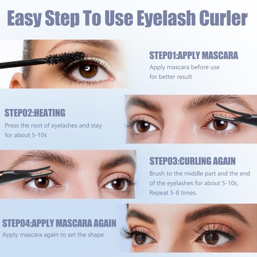 2 in 1 Clip-Type Heated Eyelash Curler