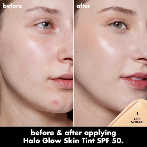 Halo Glow Skin Tint SPF 50, 1 Fair Neutral
