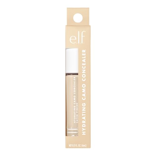 Hydrating Camo Concealer, Covers Blemishes & Under-Eye Circles, Full-Coverage & Delivers A Satin Finish, Vegan & Cruelty-Free, Fair Warm