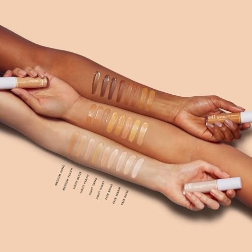 Hydrating Camo Concealer, Covers Blemishes & Under-Eye Circles, Full-Coverage & Delivers A Satin Finish, Vegan & Cruelty-Free, Light Ivory