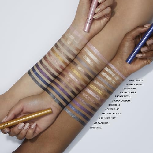 No Budge Shadow Stick, Long-Lasting Cream Eyeshadow Stick For High-Pigment, Metallic Color, Vegan & Cruelty-Free, Champagne Crystal