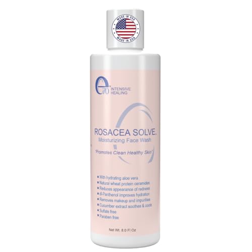 Rosacea Treatment Skincare Face Wash for Women & Men - Gentle Face Cleanser Moisturizer Re