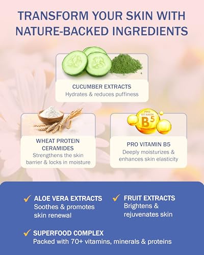 Rosacea Treatment Skincare Face Wash for Women & Men - Gentle Face Cleanser Moisturizer Re