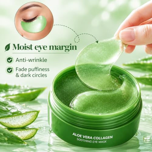 Aloe Under Eye Patches, 60 pcs