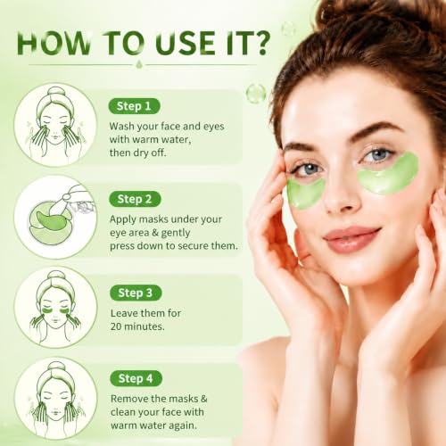 Aloe Under Eye Patches, 60 pcs