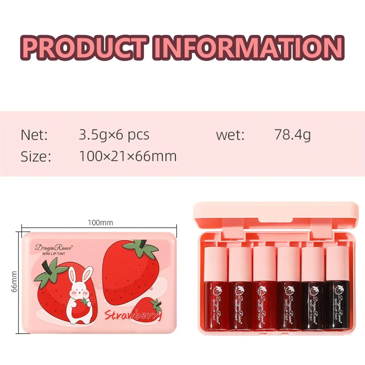 Lip Tint Stain Mini Liquid Lipstick