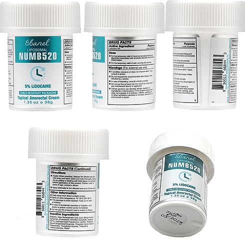 5% Lidocaine Numbing Cream