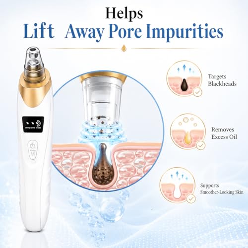 Blackhead Remover Vacuum USB Pore Vacuum 5 Suction Heads Khaki
