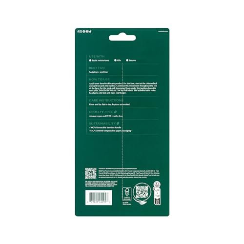 EcoTools Ice Roller, Stainless Steel Facial Roller,