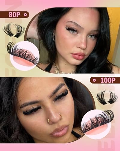 Lash Clusters Kit 560pcs Wispy Eyelash Clusters 30-1