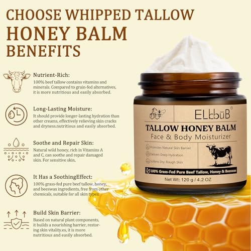 Whipped Tallow Cream for Face & Body
