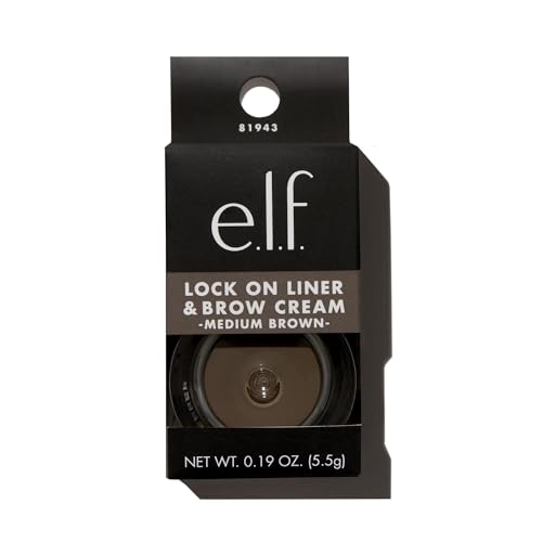 e.l.f. Lock On Liner and Brow Cream 81943 Medium Bro