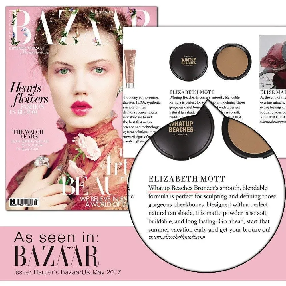 Whatup Beaches Matte Bronzer Powder & Contour