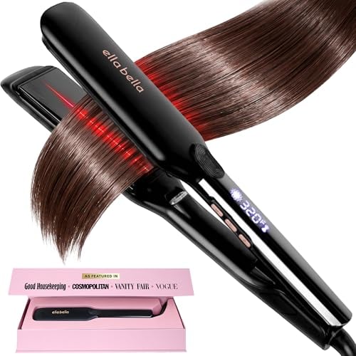 Titanium Flat Iron Large with Infrared