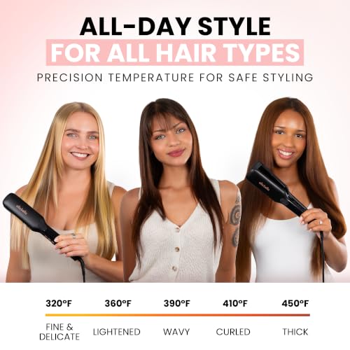 Titanium Flat Iron Large with Infrared