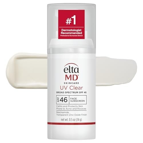 UV Clear Untinted Face Sunscreen with Zinc Oxide