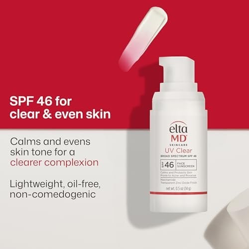 UV Clear Untinted Face Sunscreen with Zinc Oxide