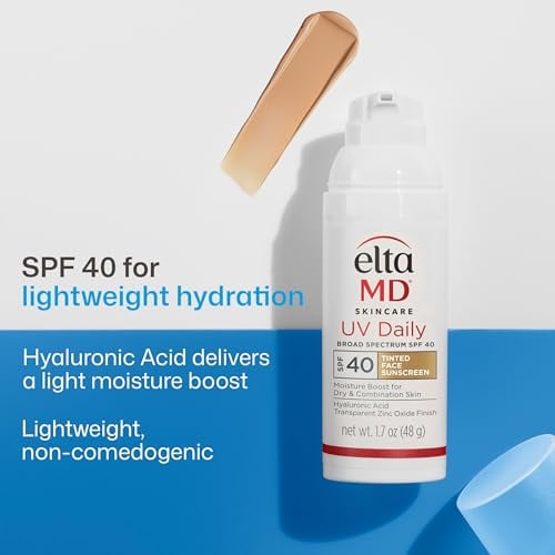 UV Daily Tinted Face Sunscreen Moisturizer, SPF 40