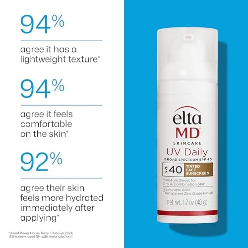 UV Daily Tinted Face Sunscreen Moisturizer, SPF 40