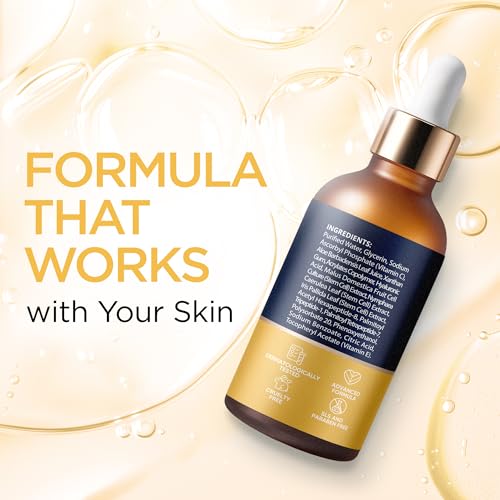 Vitamin C Serum for Face with Stem Cells & Hyaluronic Acid 1 Oz