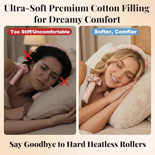 ENNUFO Heatless Curls Overnight Hair Curler, Soft Bl