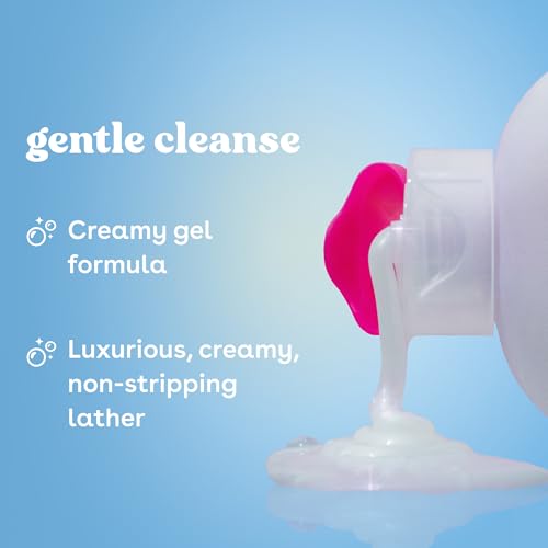 Cashmere Body Wash – Fresh & Cozy, Moisturizing Body Wash, Creamy Gel Formula, with Shea Butter, Glycerin, Vitamin E, pH Balanced, Sensitive Skin, Vegan, 16 fl oz