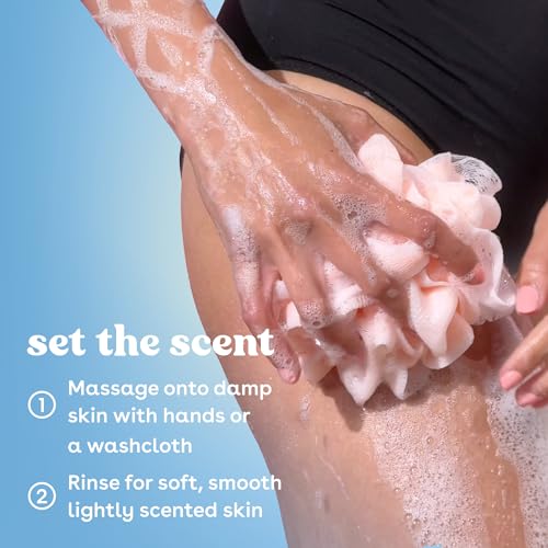 Cashmere Body Wash – Fresh & Cozy, Moisturizing Body Wash, Creamy Gel Formula, with Shea Butter, Glycerin, Vitamin E, pH Balanced, Sensitive Skin, Vegan, 16 fl oz